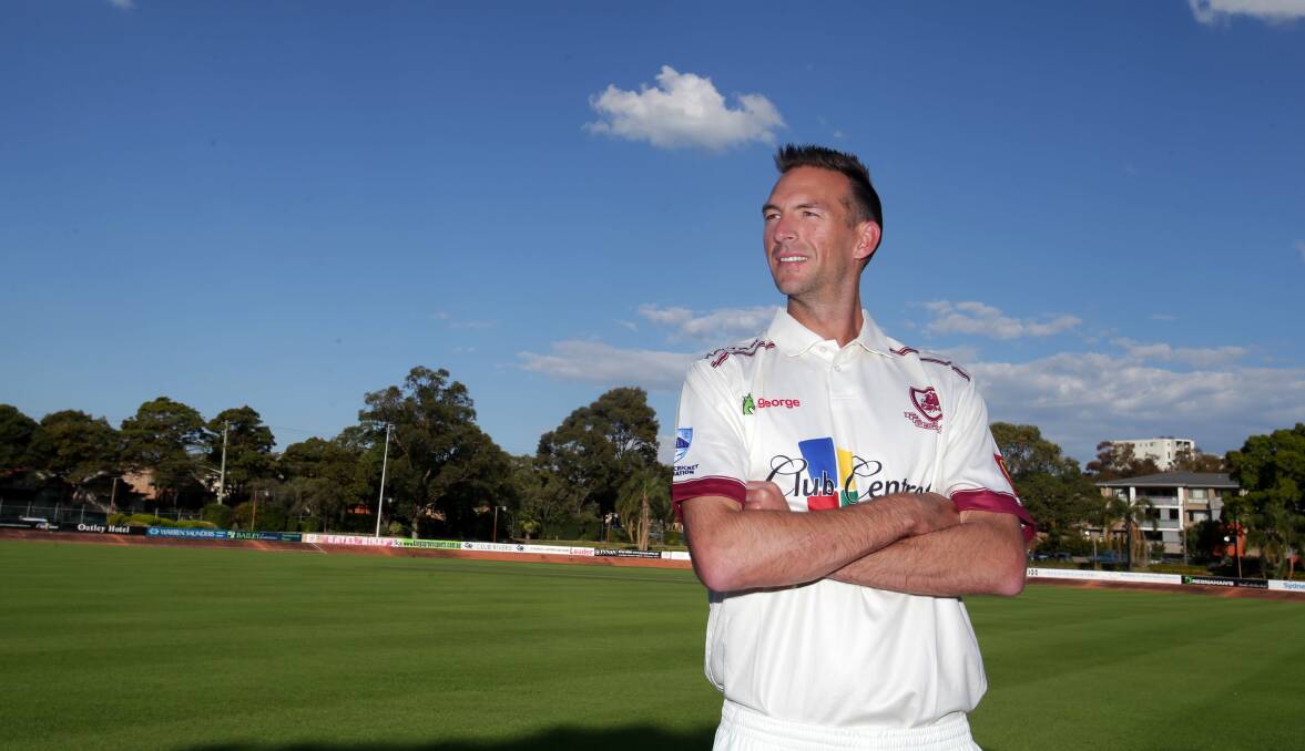 Back in action: St George captain Trent Copeland is excited for his young players who could take on former Test batsman David Warner on Saturday. Picture: Chris Lane