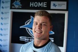 Home grown: Sharks hooker Jayden Brailey has taken his game to the next level in 2018. Picture: John Veage