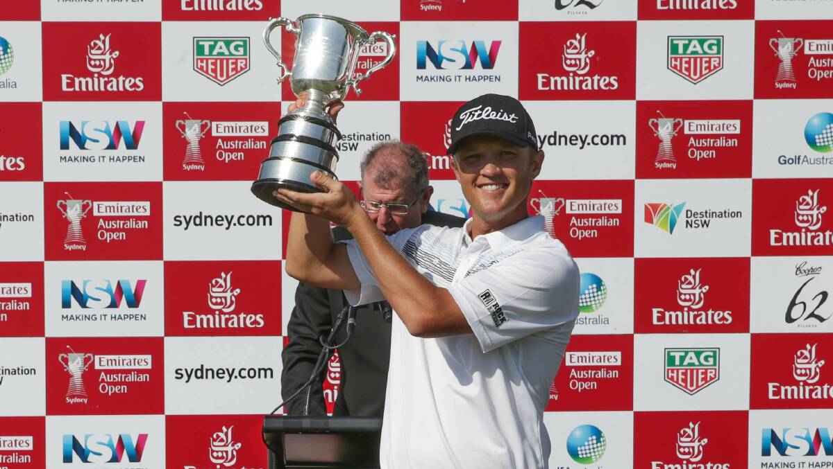 Happening again?: 2015 champion Matt Jones is in contention after round one of the 2019 Australian Open. Picture: Golf Australia