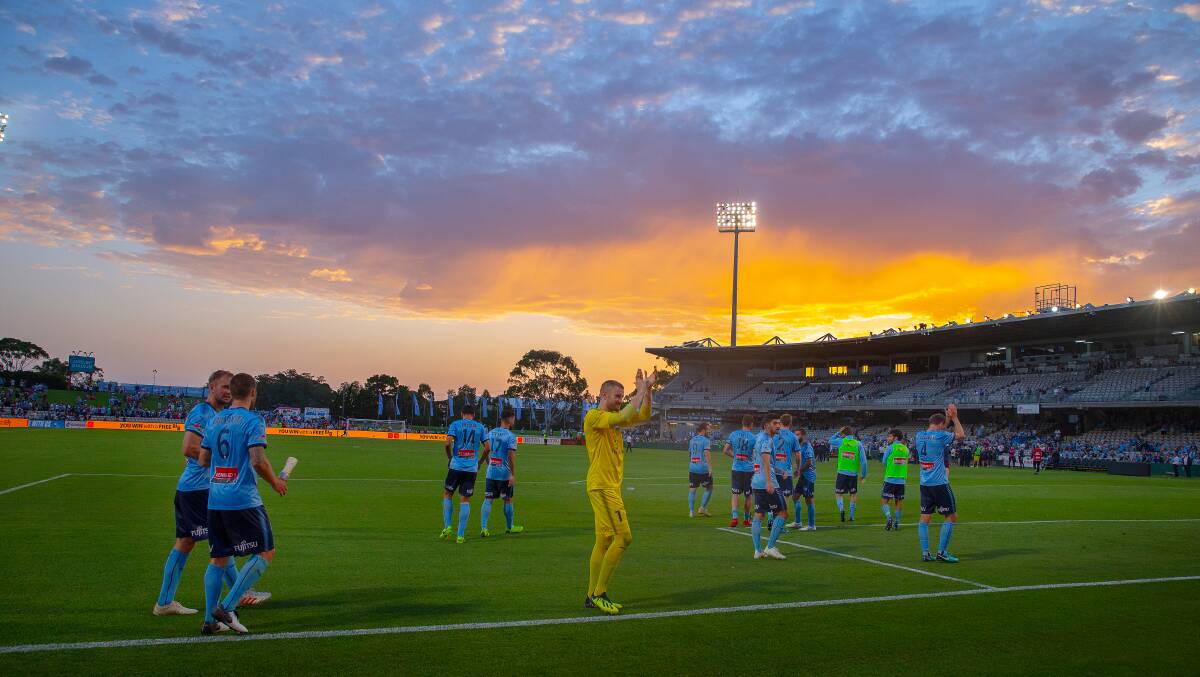 Farewell: Sydney FC will play Melbourne City on Sunday in their final A-League match for the season at Jubilee Stadium, Kogarah. Picture: Steve Christo/AAP Image