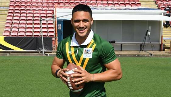 Valentine Holmes has left for the US to pursue a career in the NFL. Picture: Instagram