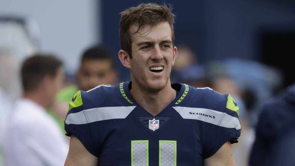 Making a name: Shire product Michael Dickson has starred for Seattle in his rookie season so far. Picture: AP Photo
