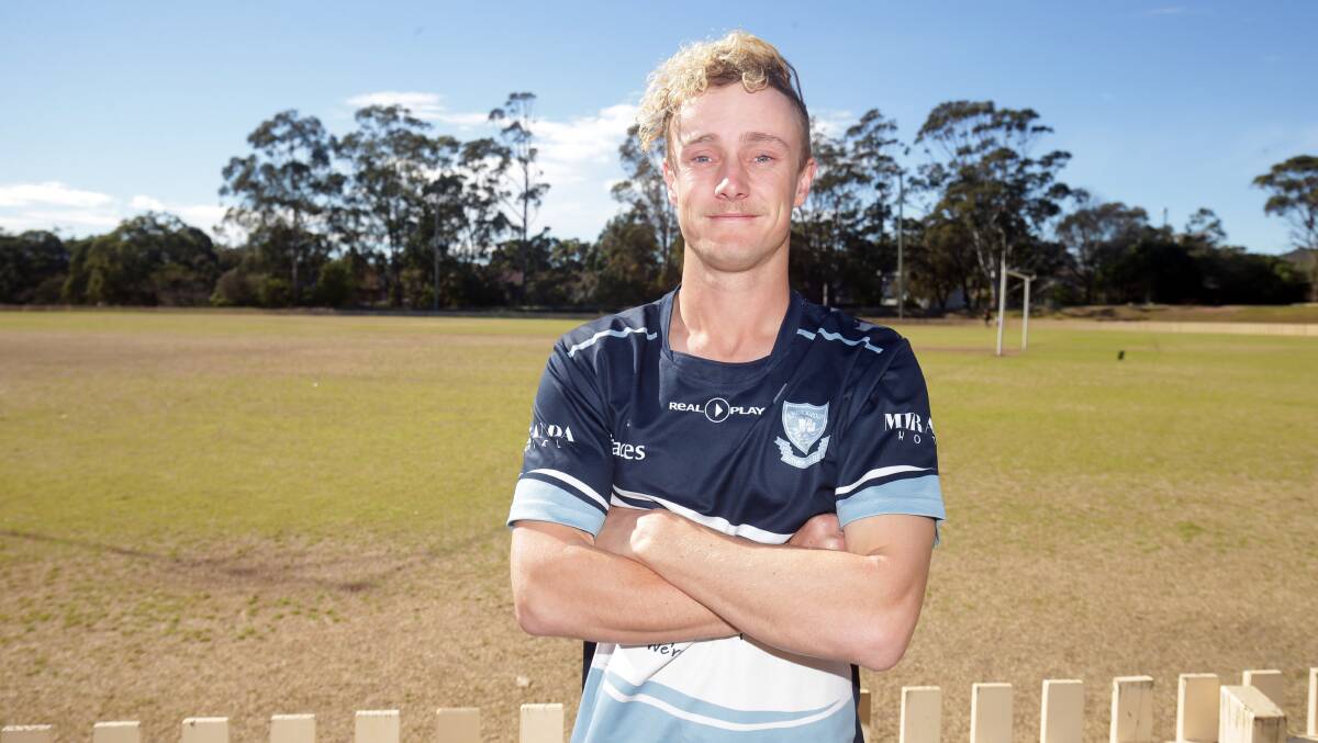 Big chance: Sutherland spinner Daniel Fallins will tour India with Cricket Australia's national performance squad this month. Picture: Chris Lane