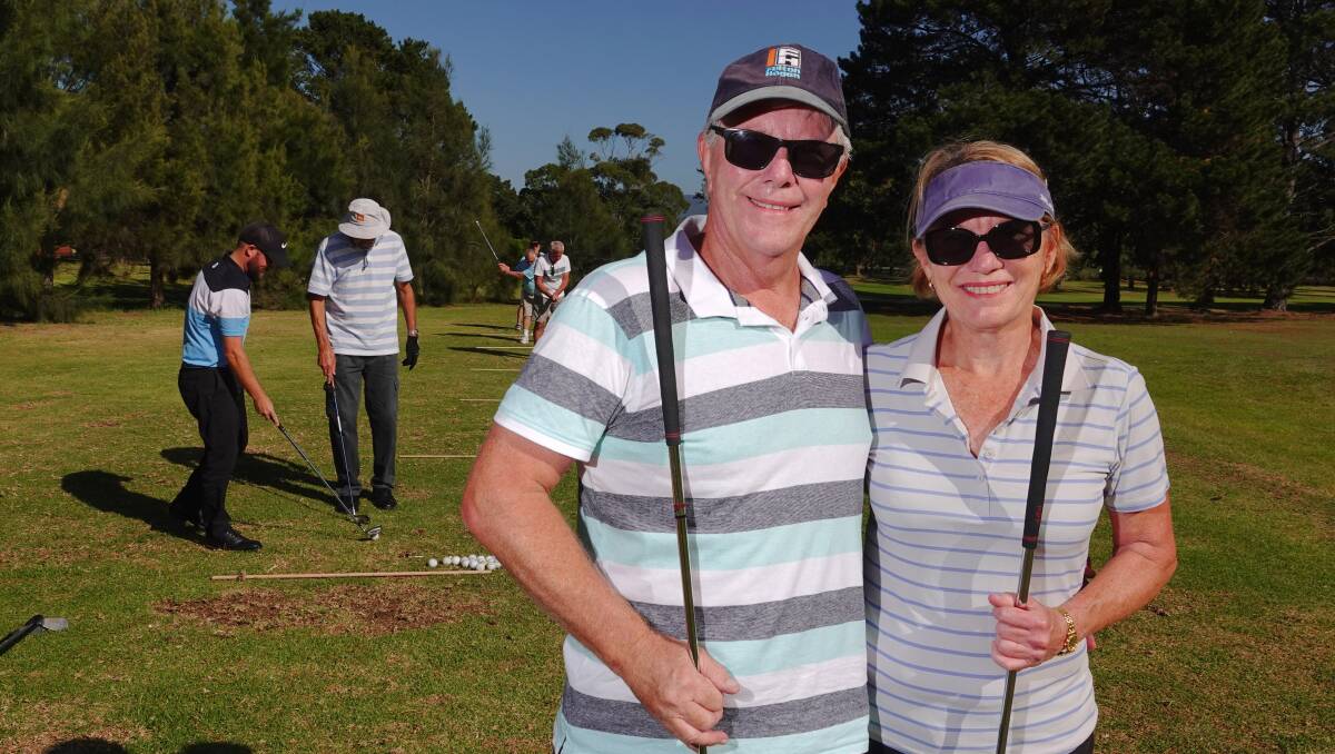 New game: Steve and Karen Moore enjoyed the program. Picture: Golf NSW