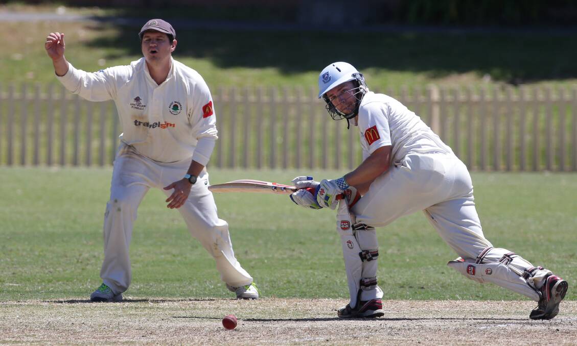 In form: Sutherland captain Chris Williams has enjoyed an excellent season with the bat so far. Picture: John Veage