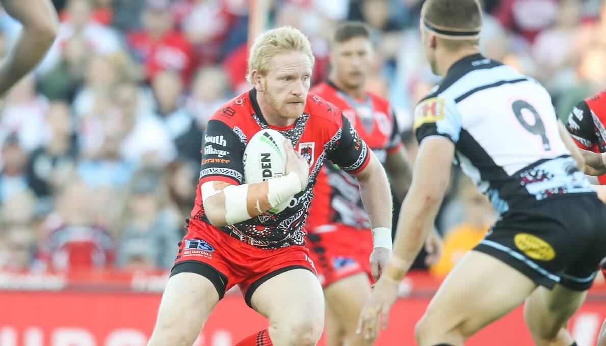 James Graham will play his 400th first grade game at Kogarah on Saturday. Picture: Adam McLean