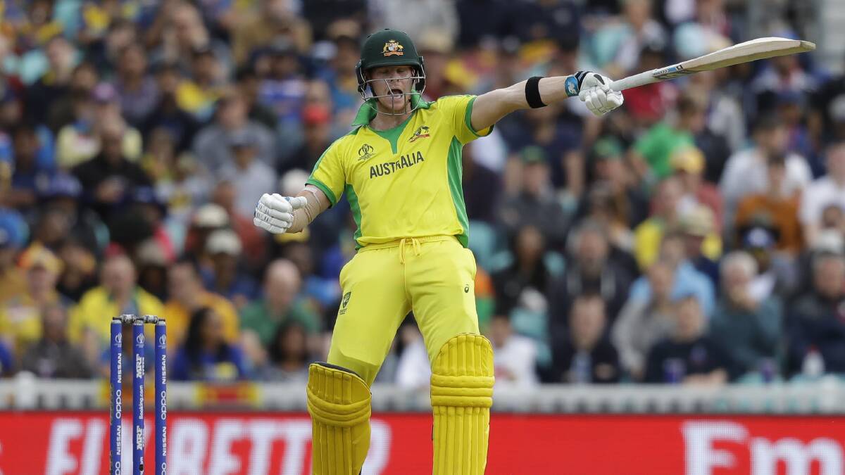 Focused: Sutherland batsman Steve Smith has had a solid start to the World Cup in England without making a big score. Picture: AP
