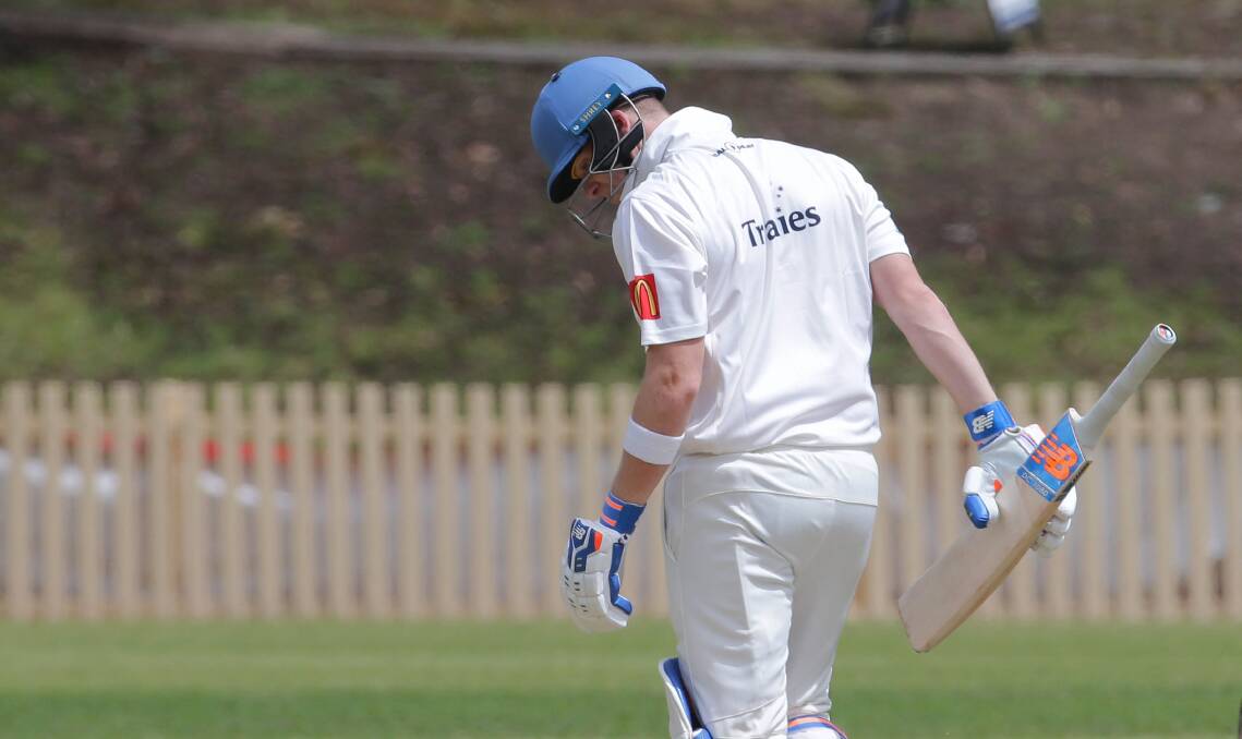 Got him: Steve Smith made 27 on Saturday. Picture: John Veage
