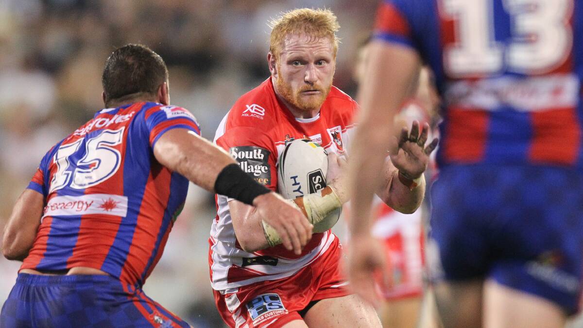 War horse: James Graham has shown his experience for the Dragons in the opening four rounds. Pictures: Adam McLean