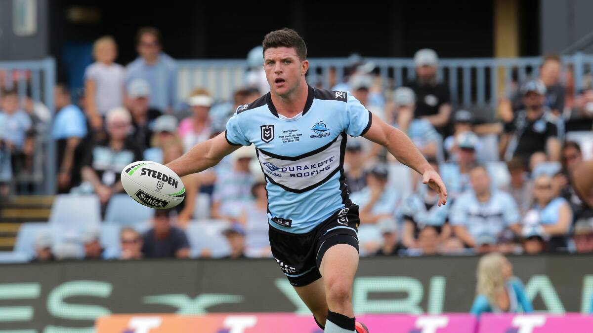 Sharks halfback Chad Townsend has been among Cronulla's best and most consistent players this season. Picture: John Veage