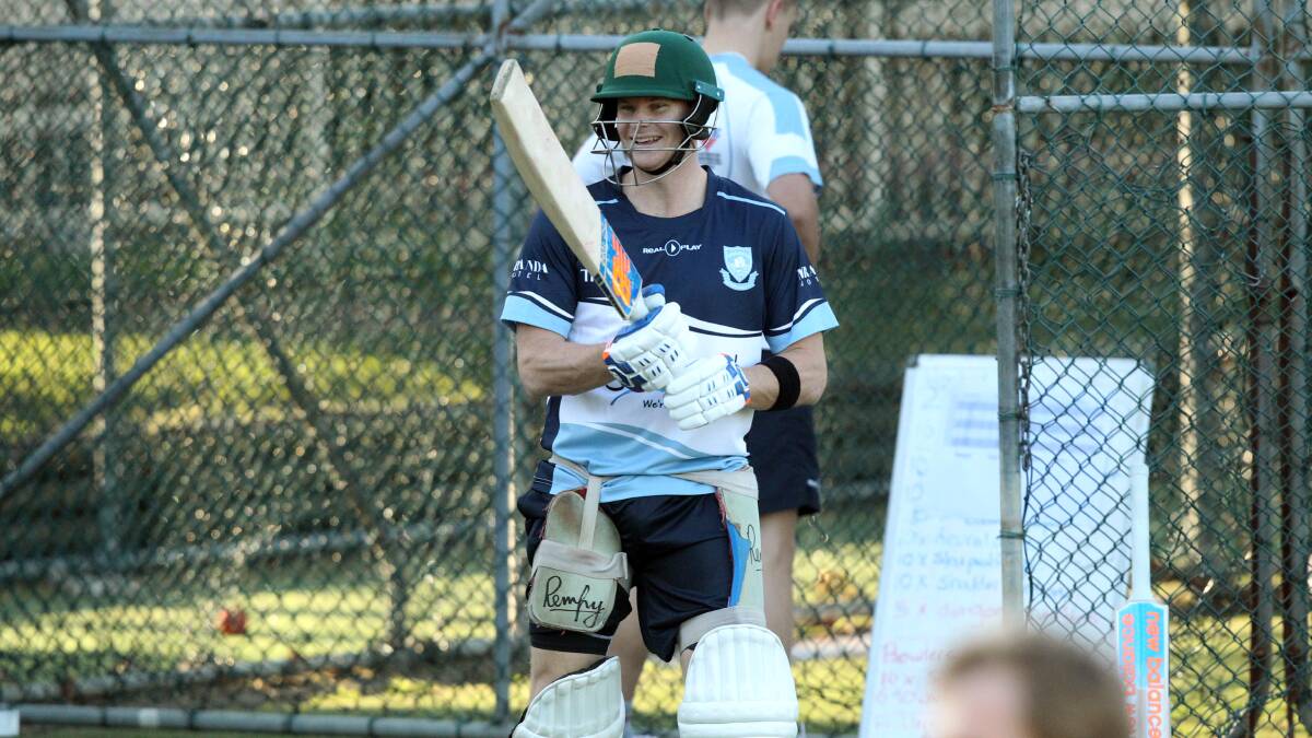 Missing: Sutherland will be without former Australia Test captain Steve Smith who is playing in the Bangladesh Premier League. Picture: Chris Lane