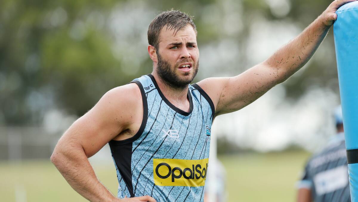 Growing reputation: Sharks co-captain Wade Graham has become one of the NRL's best back-rowers. Picture: Chris Lane