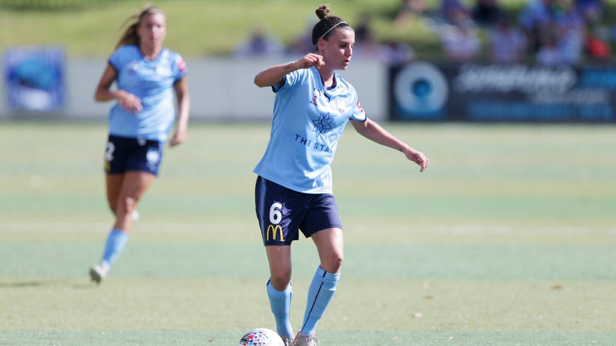 Bright star: Sydney FC and Matildas midfielder Chloe Logarzo is excited for the start of the new W-League season. Picture: Chris Lane