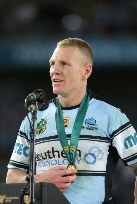 One of a kind: Sharks forward Luke Lewis has announced his retirement at the end of the season. Picture: John Veage