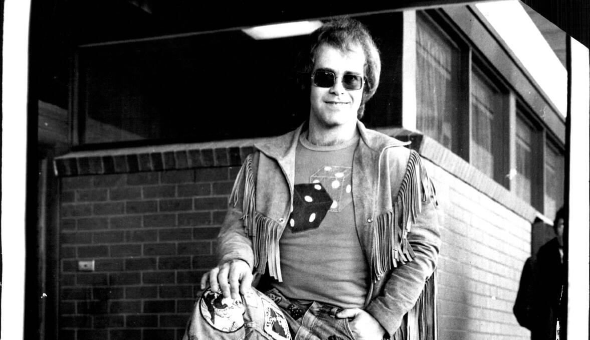 Elton John in 1971. Picture: FDC