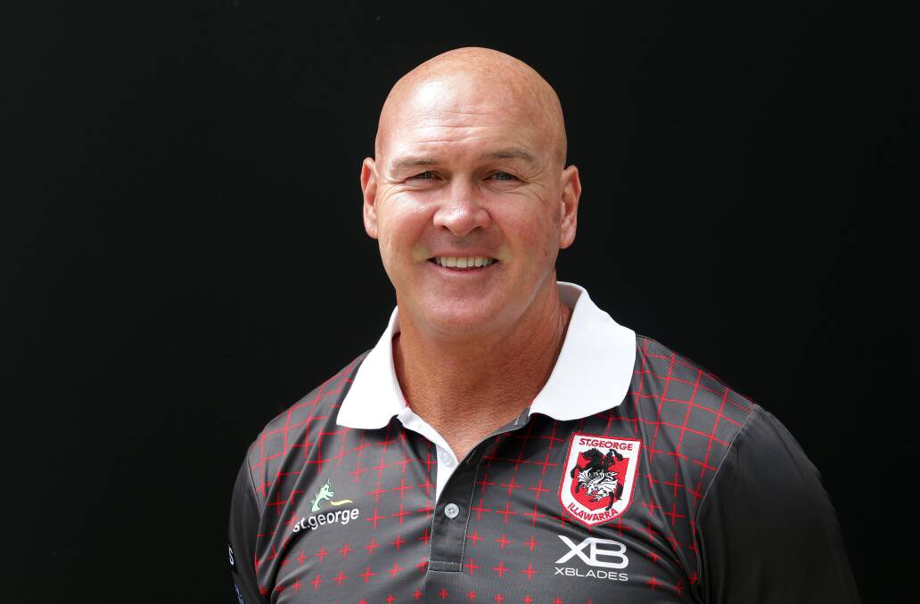 All smiles: St George Illawarra coach Paul McGregor was a happy man after the Dragons' crucial win over the Wests Tigers. Picture: John Veage