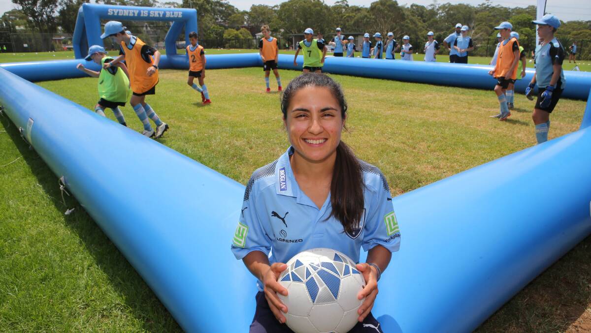 Sydney FC captain Teresa Polias. Picture: John Veage