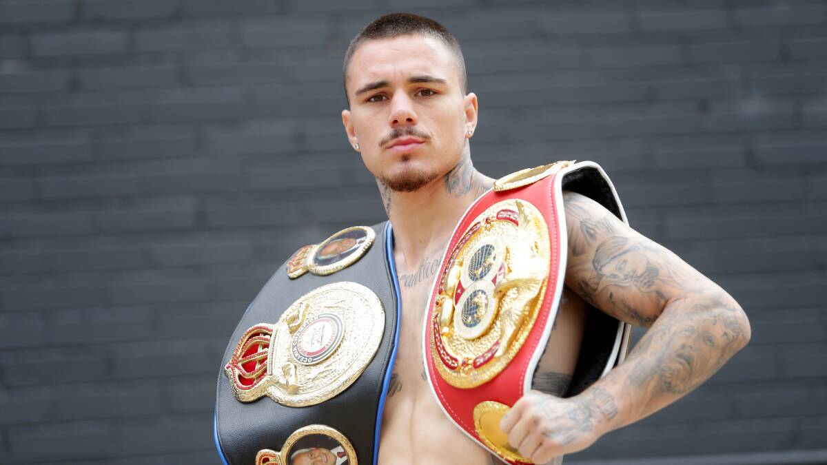 In the spotlight: Sylvania boxer George Kambosos Junior will face the biggest test of his career so far at the MGM Grand in Las Vegas. Picture: Chris Lane