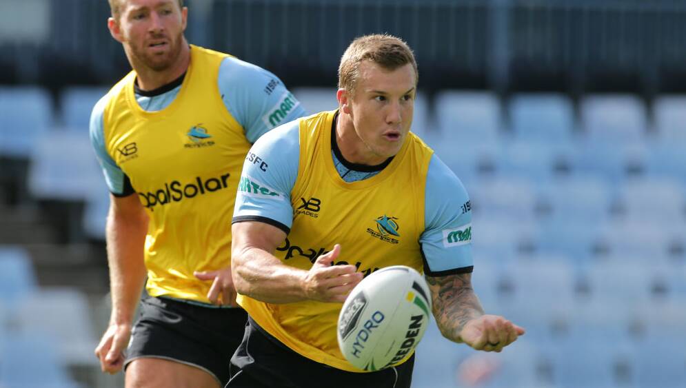 Returning home: Trent Hodkinson has left Cronulla to re-join his first NRL club, Manly. Picture: Chris Lane