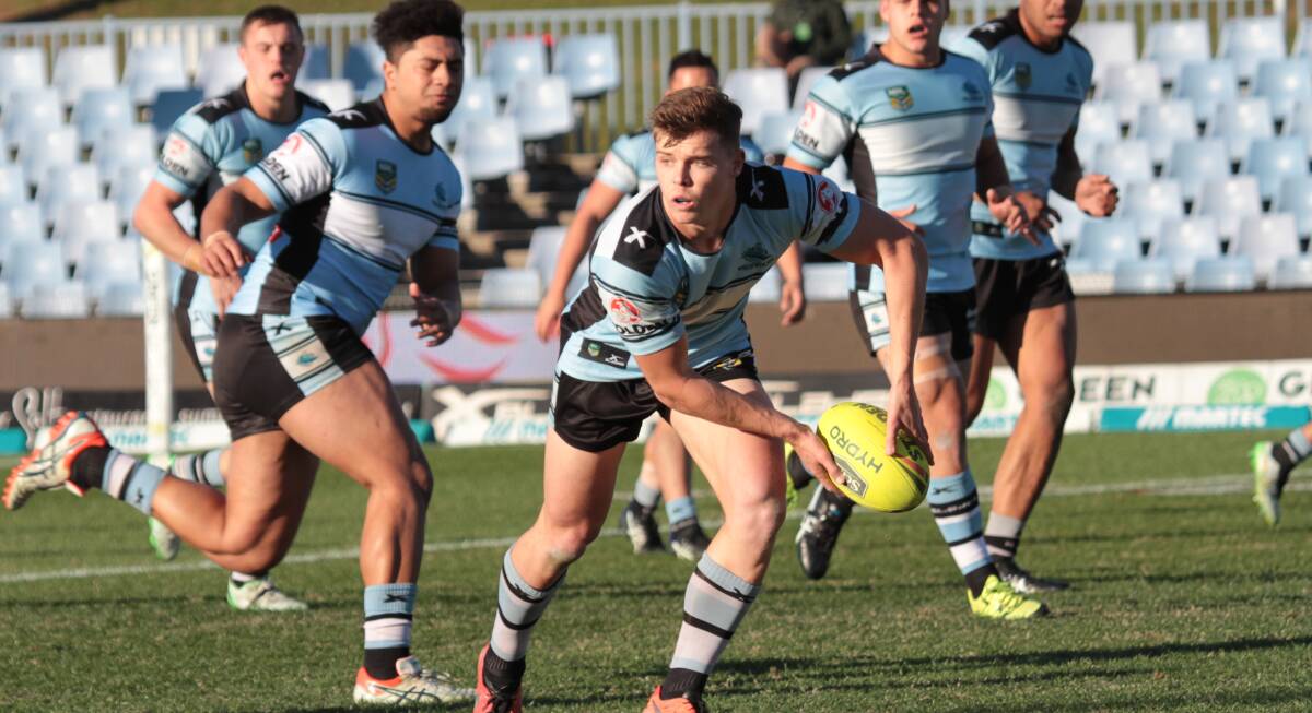 Brailey in action for Cronulla's junior teams. Picture: Steve Montgomery/OurFootyTeam.com