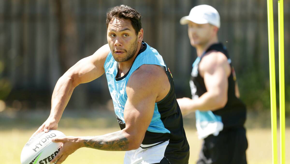 He's back: Young centre Jesse Ramien has returned to Cronulla. Pictures: Chris Lane