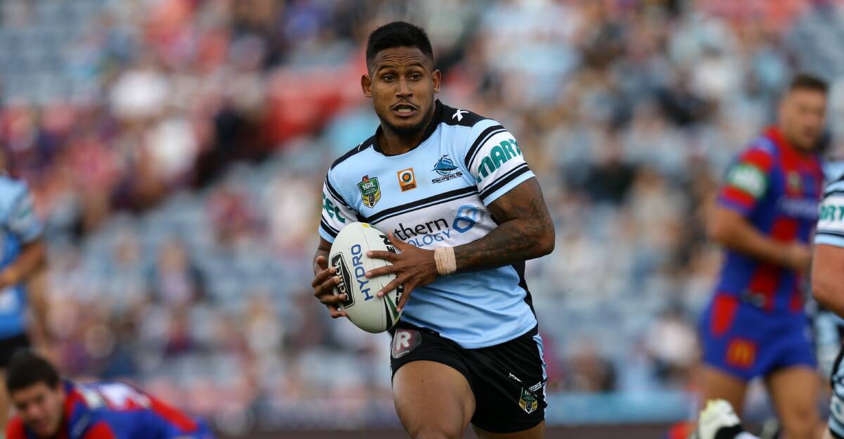 Always welcome: Ben Barba helped Cronulla on their way to their historic 2016 premiership. Picture: Jonathan Carroll