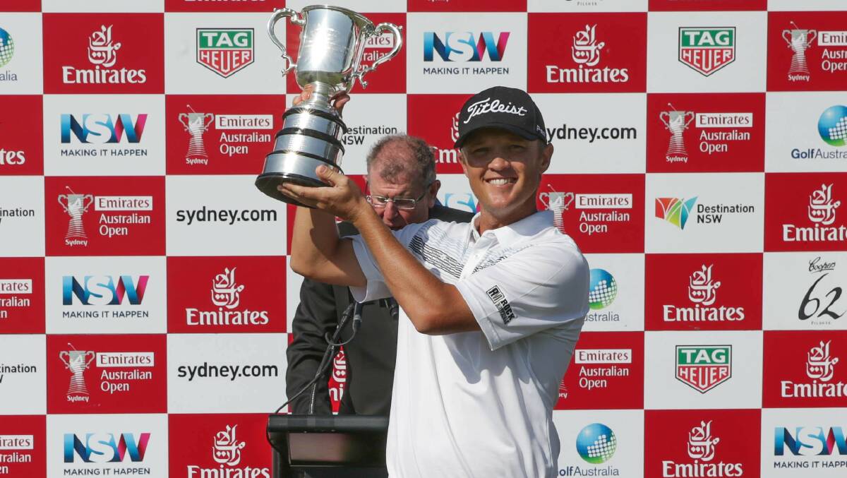 Back again: Oyster Bay golfer Matt Jones, who won the 2015 Australian Open, will enter the tournament again this year. Picture: Supplied