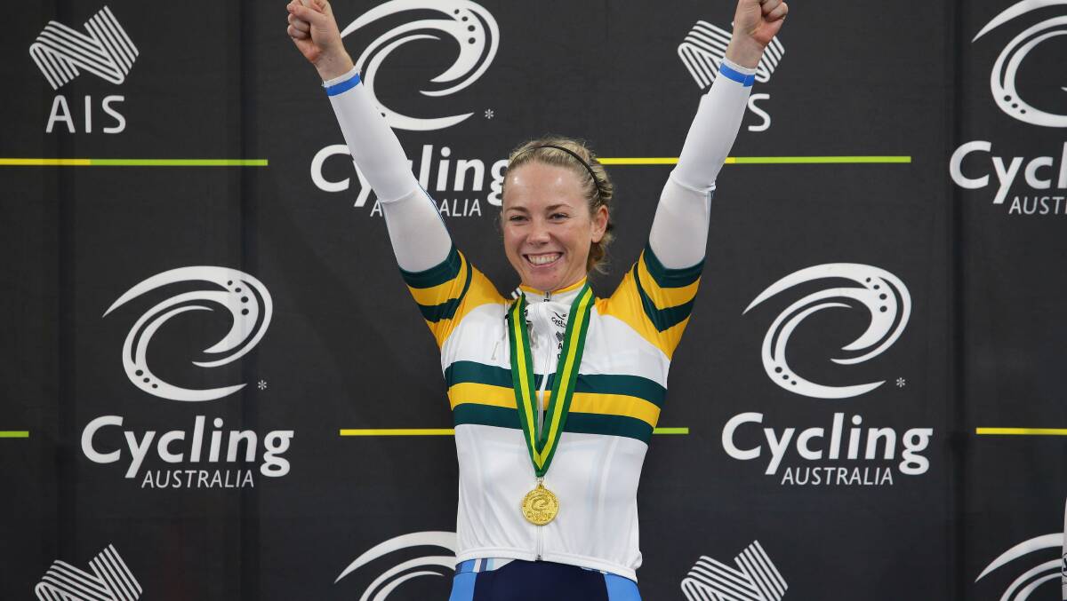 St George cyclist Kaarle McCulloch has been part of the club's success this year. Picture: John Veage