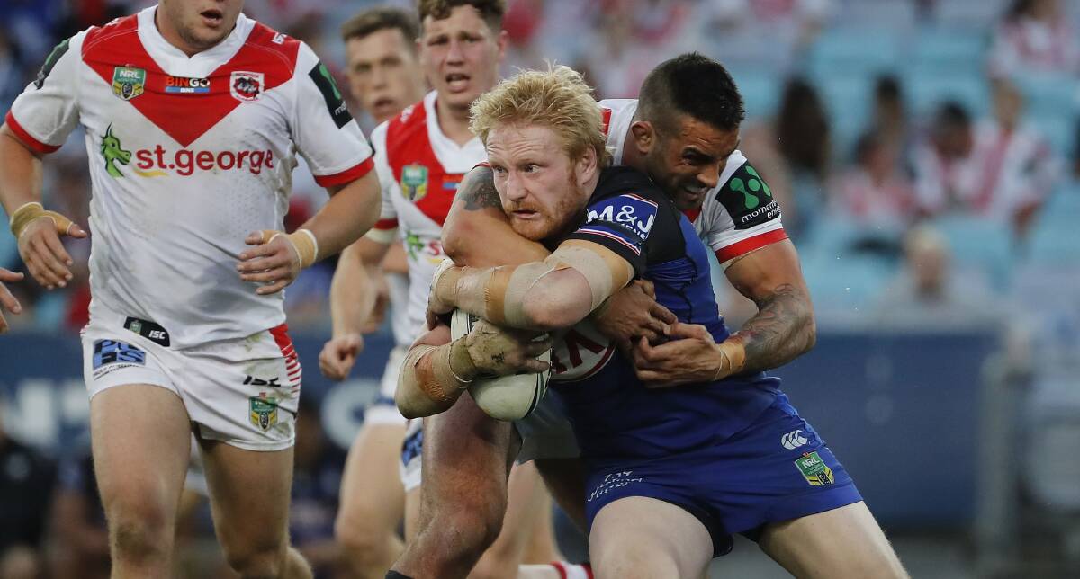 Changing clubs: Canterbury Bulldogs captain James Graham has announced he will join St George Illawarra from next season. Picture: Daniel Munoz/AAP Image