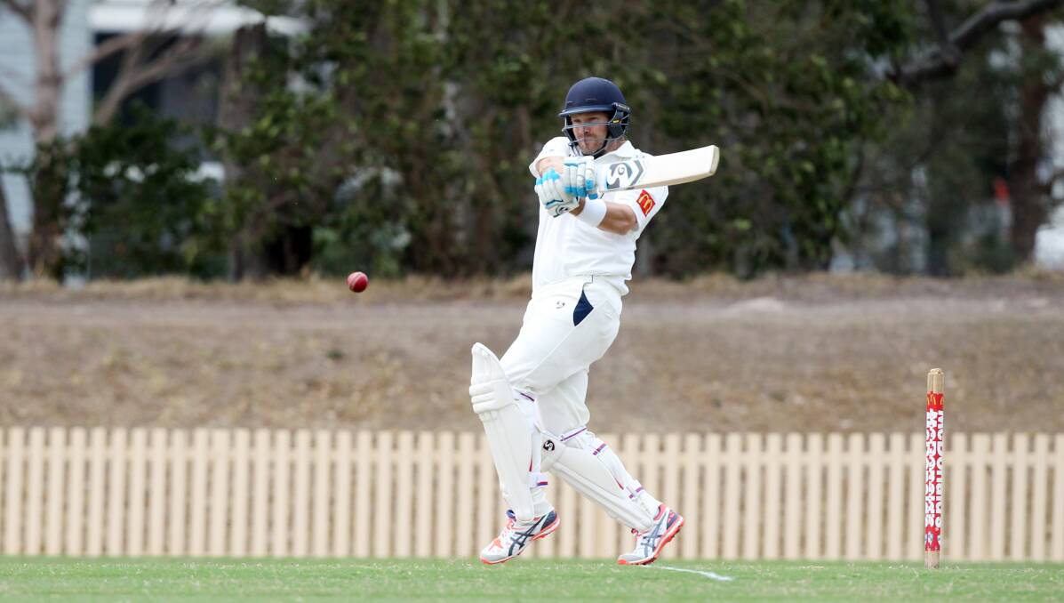 Four more: Former Test all-rounder Shane Watson scored 109 runs from just 62 balls for Sutherland over the weekend. Picture: Chris Lane