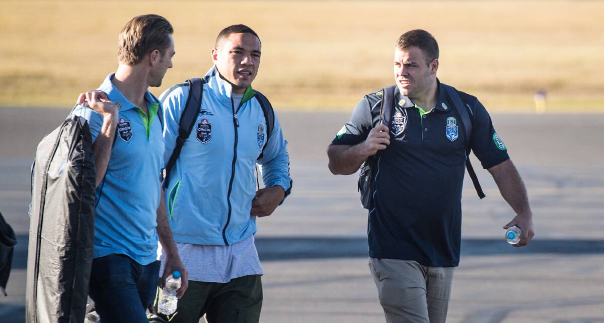 One in, one out: Tyson Frizell was chosen for NSW but Wade Graham missed out. Picture: Wolter Peeters