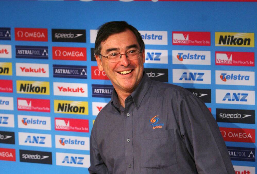 Glenn Tasker pictured in 2007 in his role as CEO of Swimming Australia. Picture: Craig Sillitoe