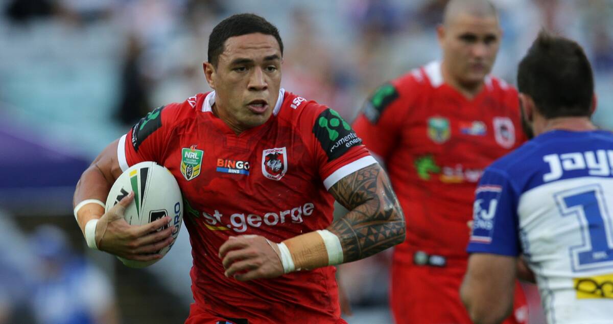 Sitting out: St George Illawarra will rest Tyson Frizell for their clash with Canberra. Picture: John Veage