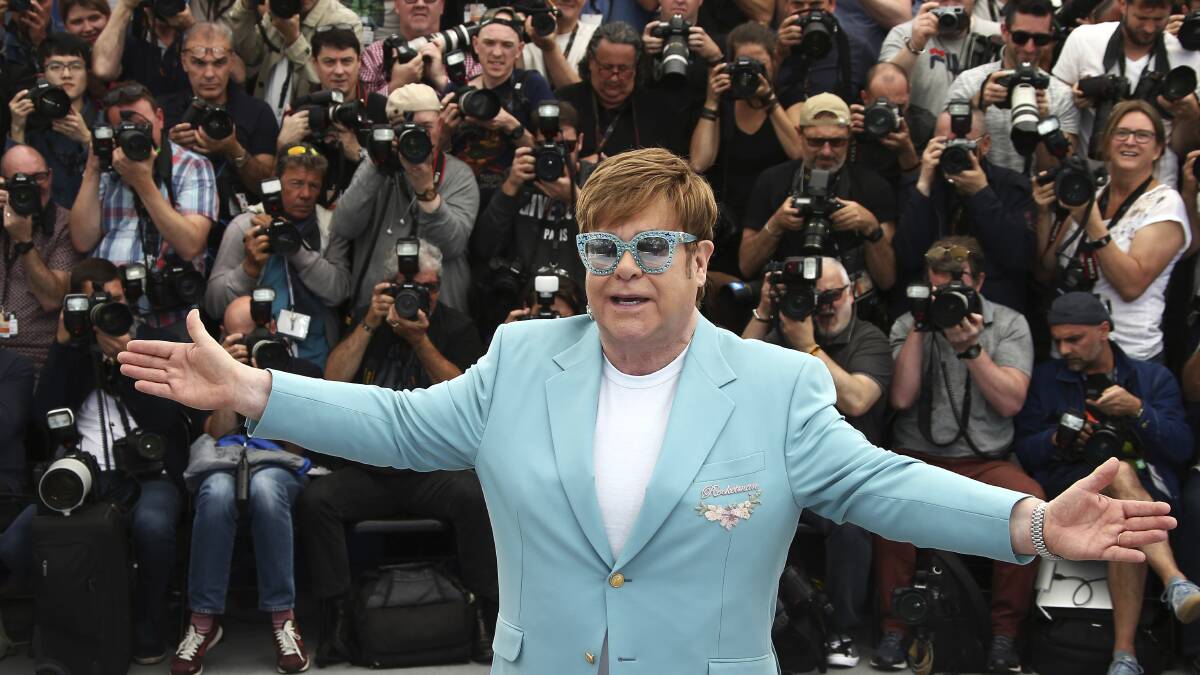 The Elton John Tribute Show will play at Club Engadine on Saturday night. Picture: AP