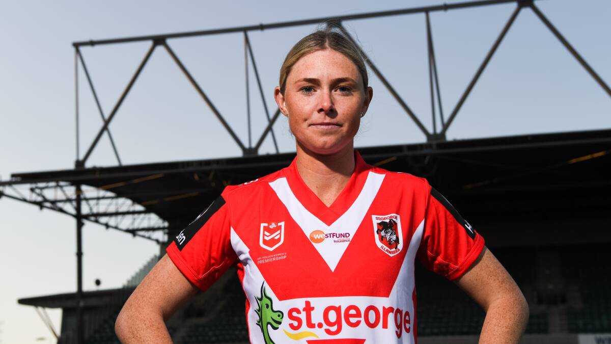 Star power: Halfback Maddie Studdon will look to lead St George Illawarra to the NRLW title this season. Picture: Dragons