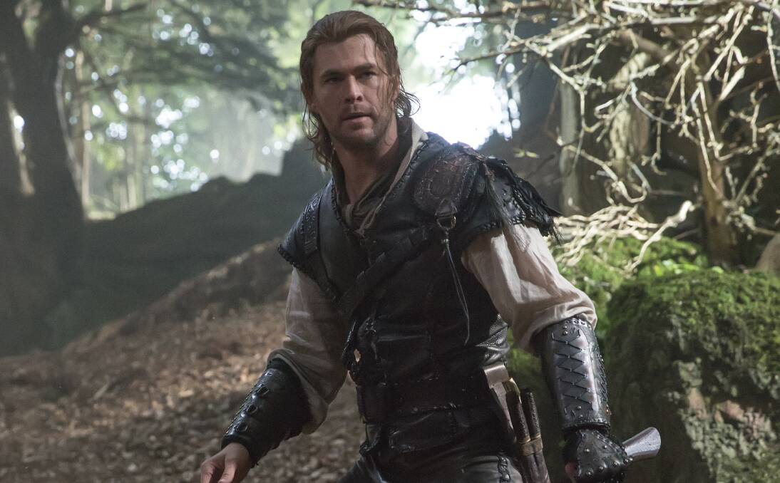 Sharply-dressed man: Chris Hemsworth plays Eric in the Huntsman and is just one of the superbly-costumed characters in the fantasy sequel.
