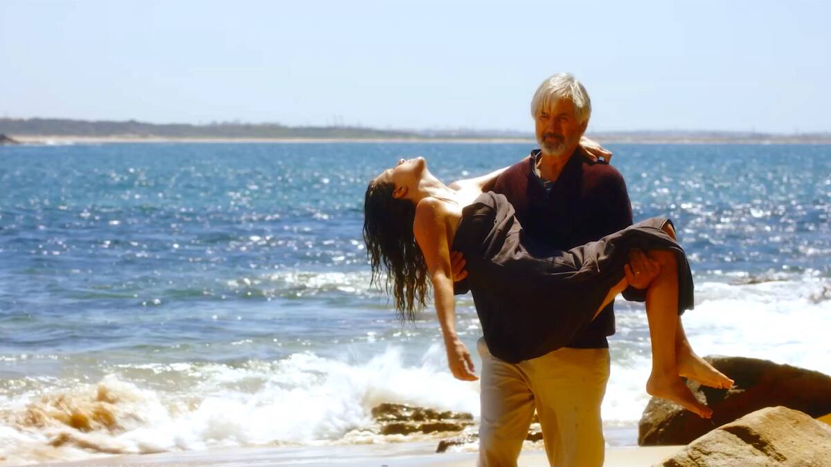 John Jarratt and Allira Jaques in Love You Like That, filmed in the Sutherland Shire. Pictures: Glasshouse Productions