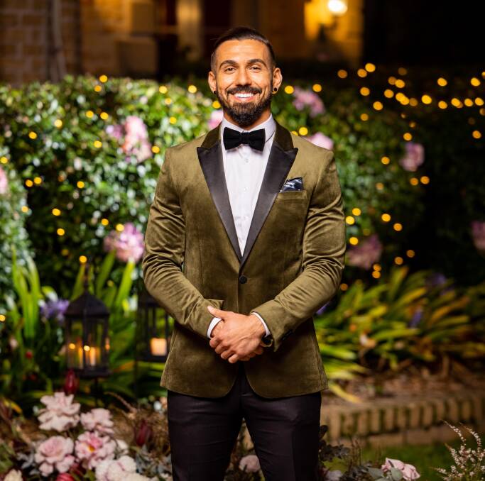 Still looking for love: Cronulla's Steve Pliatsikas missed out on a rose in last week's Bachelorette ceremony. Picture: Ten