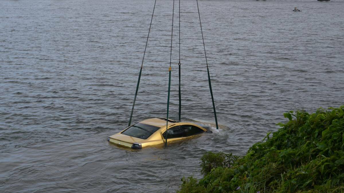 Mother, son die in car’s river plunge