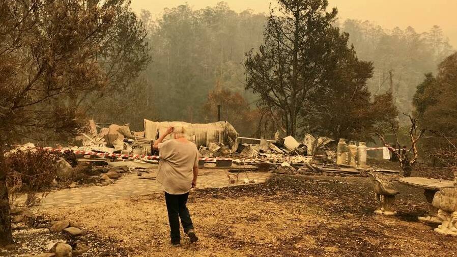 Suzie West lost her home in bushfires on the NSW Mid-North Coast in November. BlazeAid is helping her rebuild.