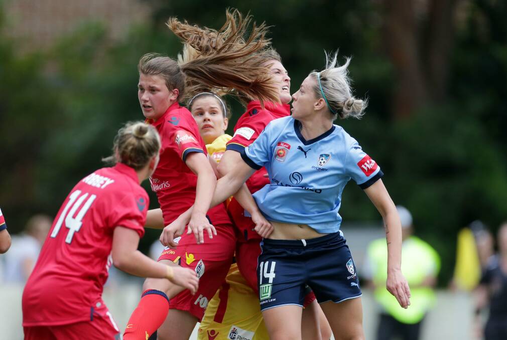 Photo gallery of the Sydney FC v Adelaide United W-League match in Miranda on Sunday. Photos: Chris Lane