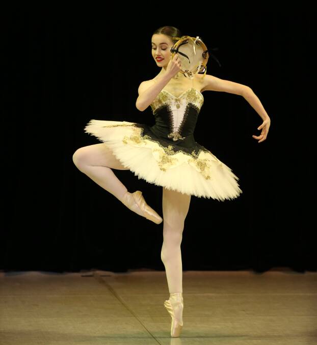 Ballet: Jessi Seymour in action on Sunday. Picture: WinkiPoP Media