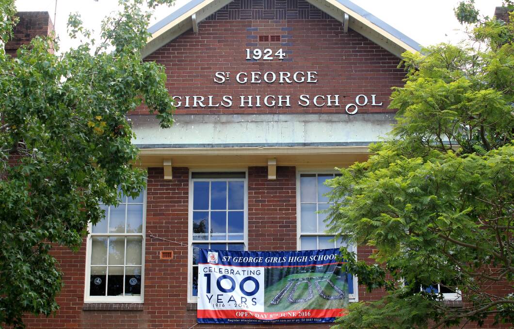 History: A book detailing the 100-year history of St George Girls High School is now available to the public. Picture: Isabella Lettini