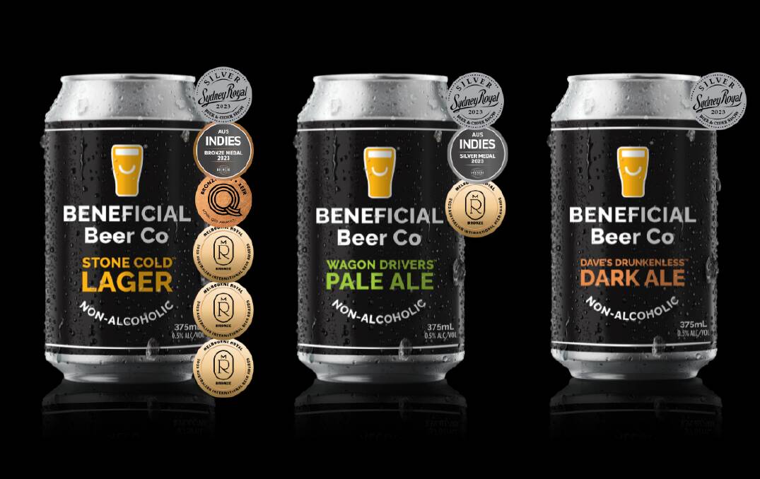 Beneficial Beer Co. have a mission to redefine the non-alcoholic beer landscape. Picture supplied by Beneficial Beer Co.