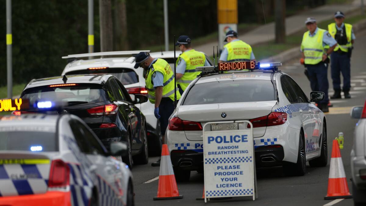 WE WILL CATCH YOU: New South Wales police say they will continue intensive roadside testing in the Sutherland Shire. Photo: JOHN VEAGE.