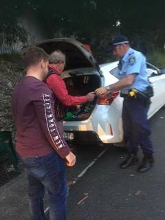 THANKS: A Leader reader wanted to thank this local Policeman and another man, for helping him change a flat tyre on a busy Shire road.