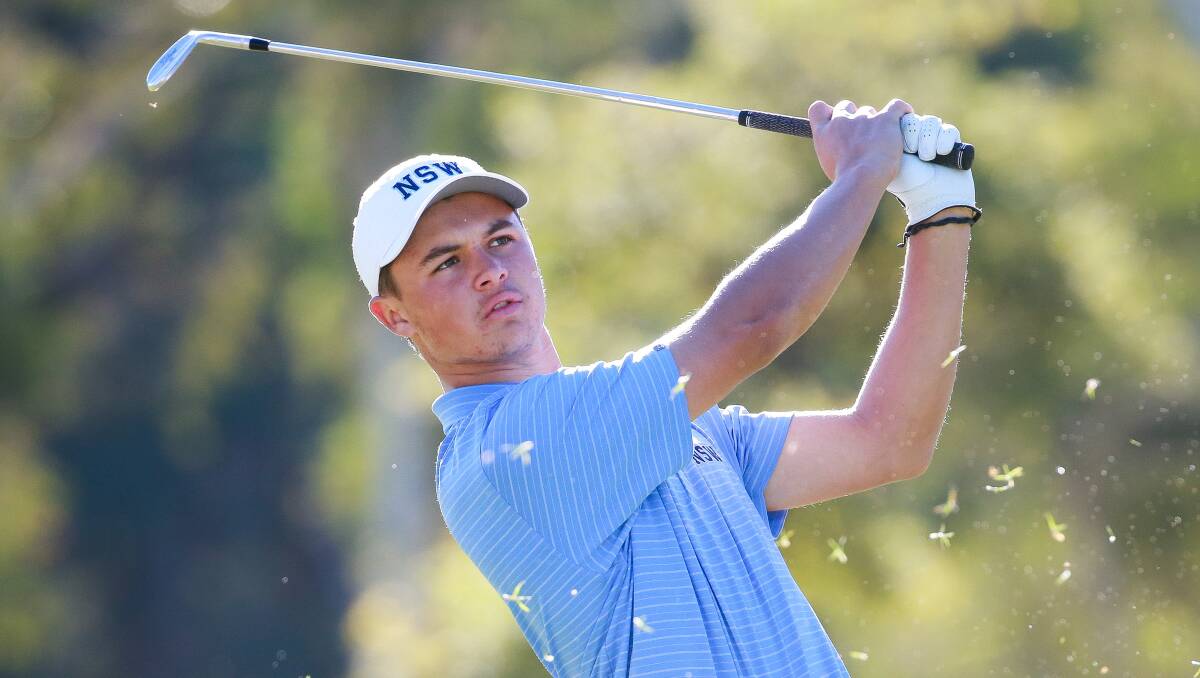 Bexley teenager Harrison Crowe has been nominated for NSW Golf's Amateur Player of the Year award. Picture: Golf NSW