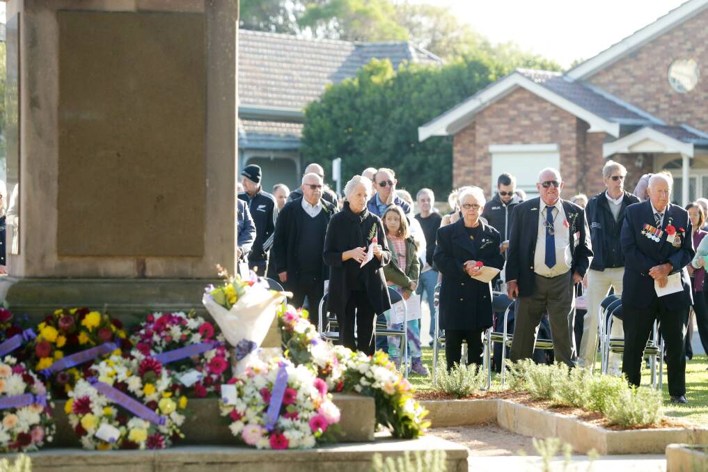 Kogarah Anzac Day service and march to Jubilee Park Cenotaph. Pictures: Chris Lane