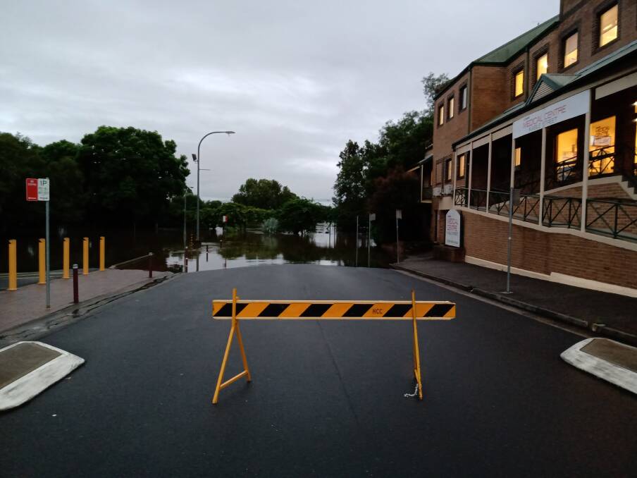 Hawkesbury flood, Windsor, Tuesday, March 8. Pictures: Sarah Falson