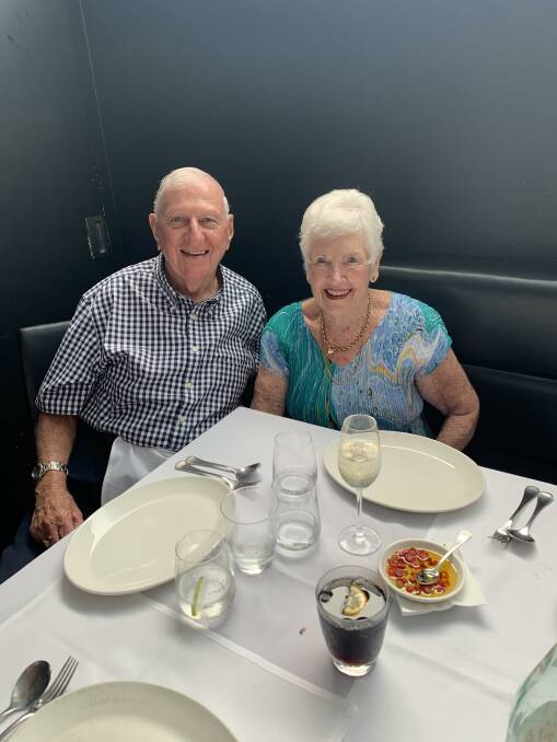 Nancy and Ron Hayes during a family luncheon to celebrate their 60th wedding anniversary, which was held on Saturday, February 20. Picture: Supplied